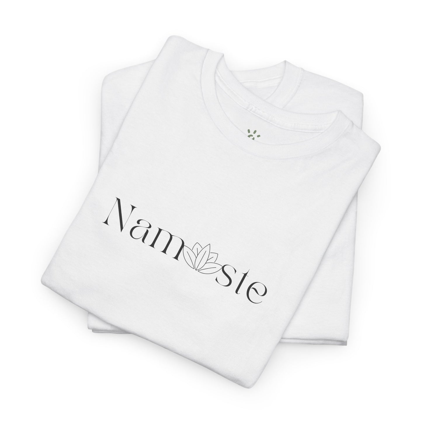 Namasté Minimalist White Tee