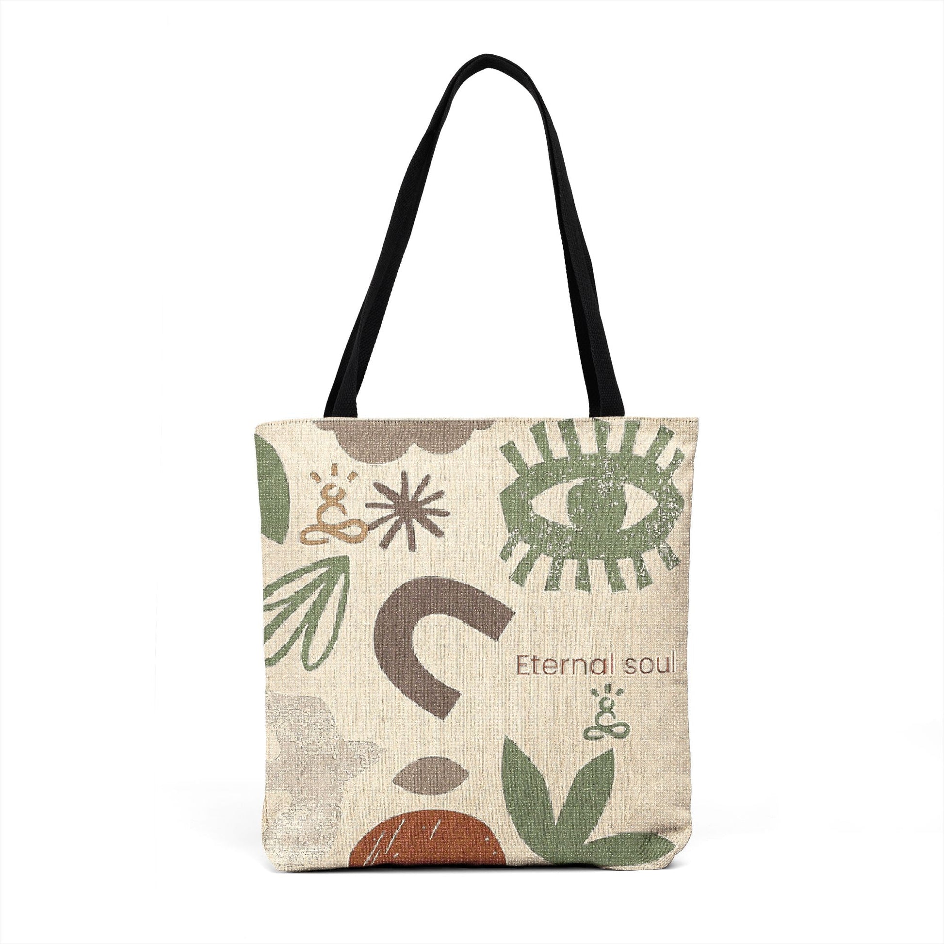 Boho Abstract Nature Print Canvas Tote - Soul Breathe