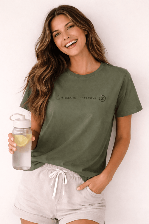 "Breathe • Be Present" T-Shirt - Soul Breathe