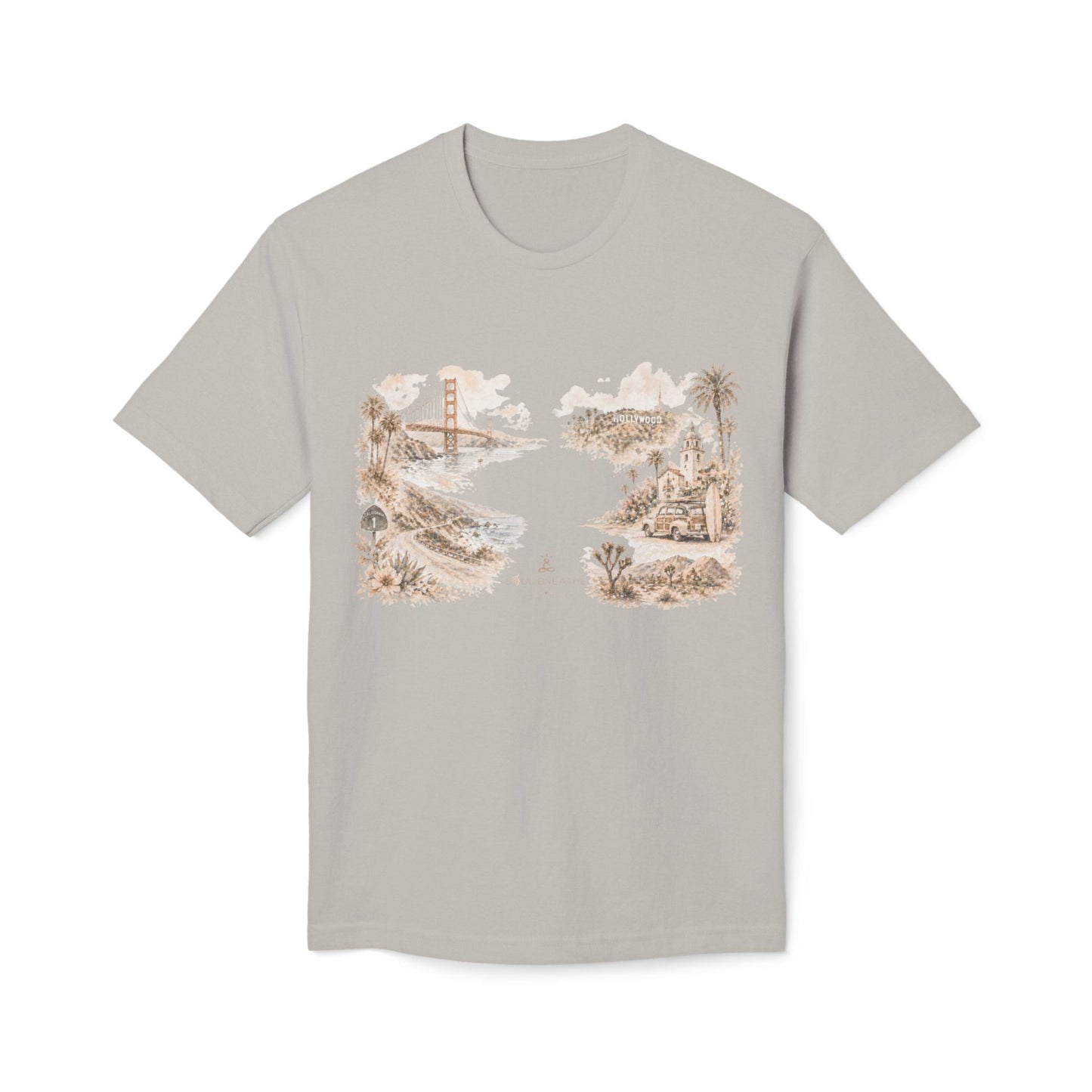 California Coastal Scene T-Shirt - Soul Breathe
