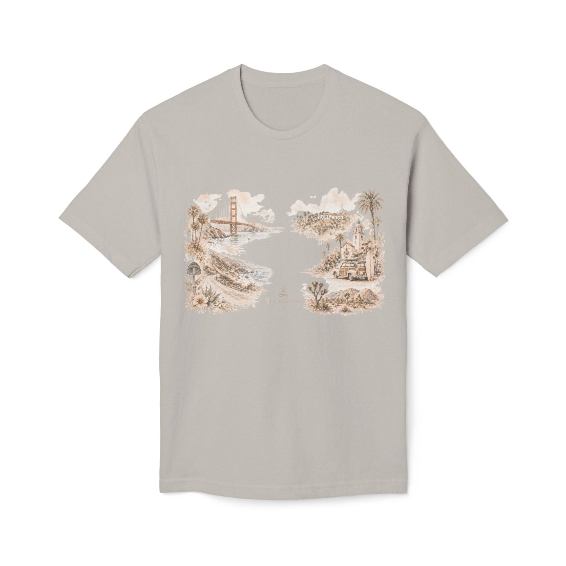 California Coastal Scene T-Shirt - Soul Breathe