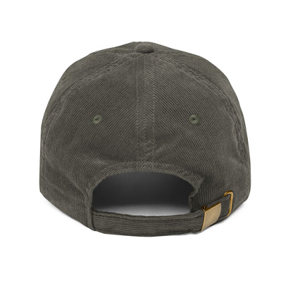 Corduroy Cap - Embroidered Buddha Hat - Motivational 'Be The Change' - Soul Breathe