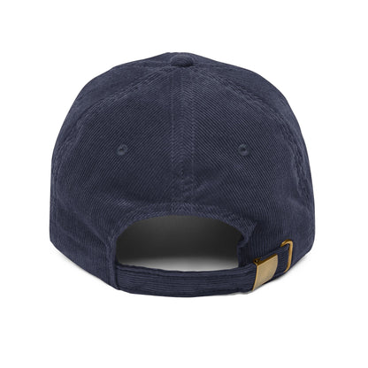 Corduroy Cap - Embroidered Buddha Hat - Motivational 'Be The Change' - Soul Breathe