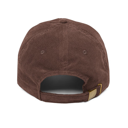 Corduroy Cap - Embroidered Buddha Hat - Motivational 'Be The Change' - Soul Breathe