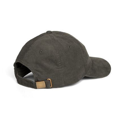 Corduroy Cap - Embroidered Buddha Hat - Motivational 'Be The Change' - Soul Breathe