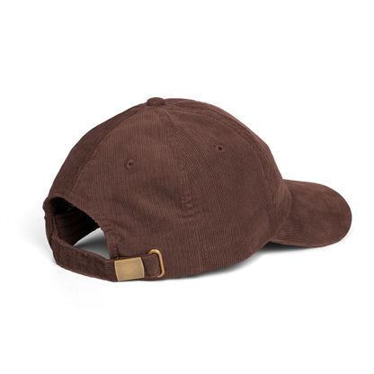 Corduroy Cap - Embroidered Buddha Hat - Motivational 'Be The Change' - Soul Breathe