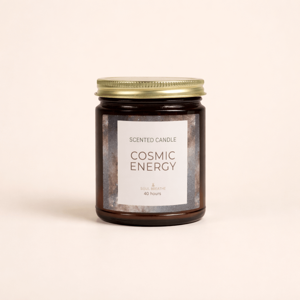 Cosmic Energy Coconut Apricot Scented Candle (4oz & 9oz) - Soul Breathe