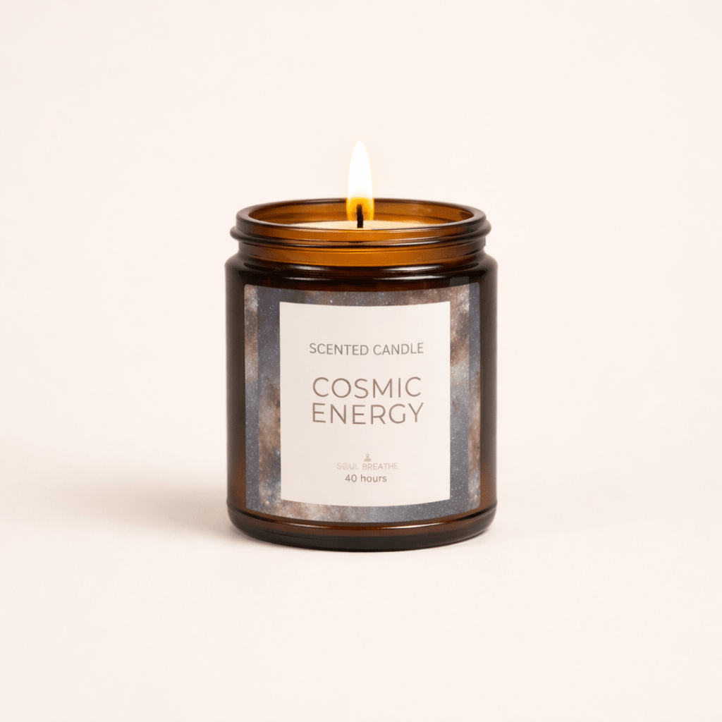 Cosmic Energy Coconut Apricot Scented Candle (4oz & 9oz) - Soul Breathe