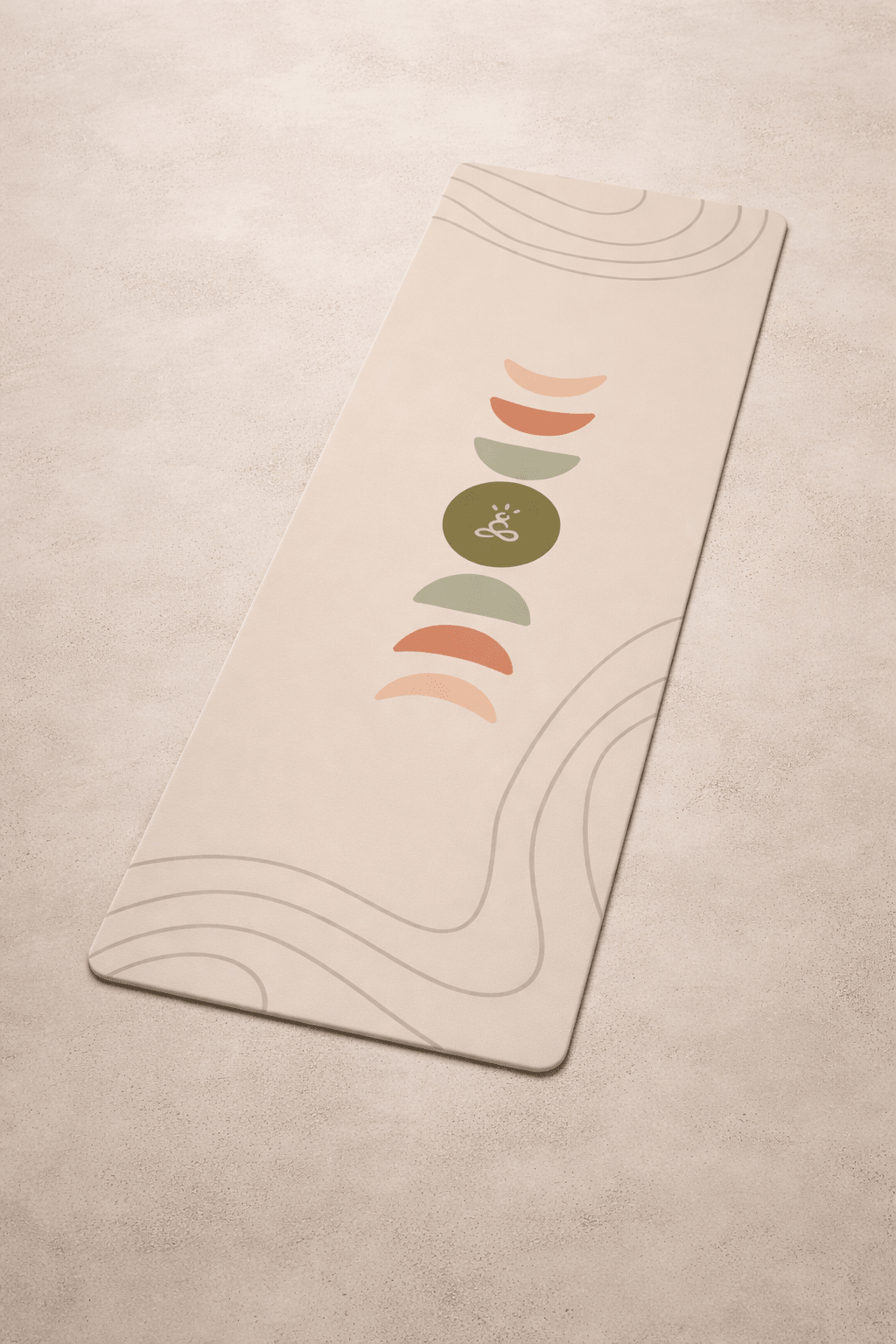 Earth Tone Moon Mat - Soul Breathe