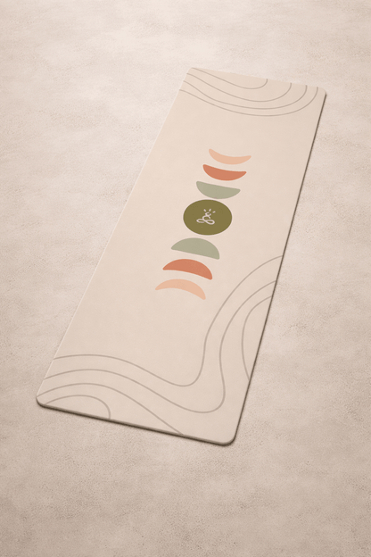 Earth Tone Moon Mat - Soul Breathe