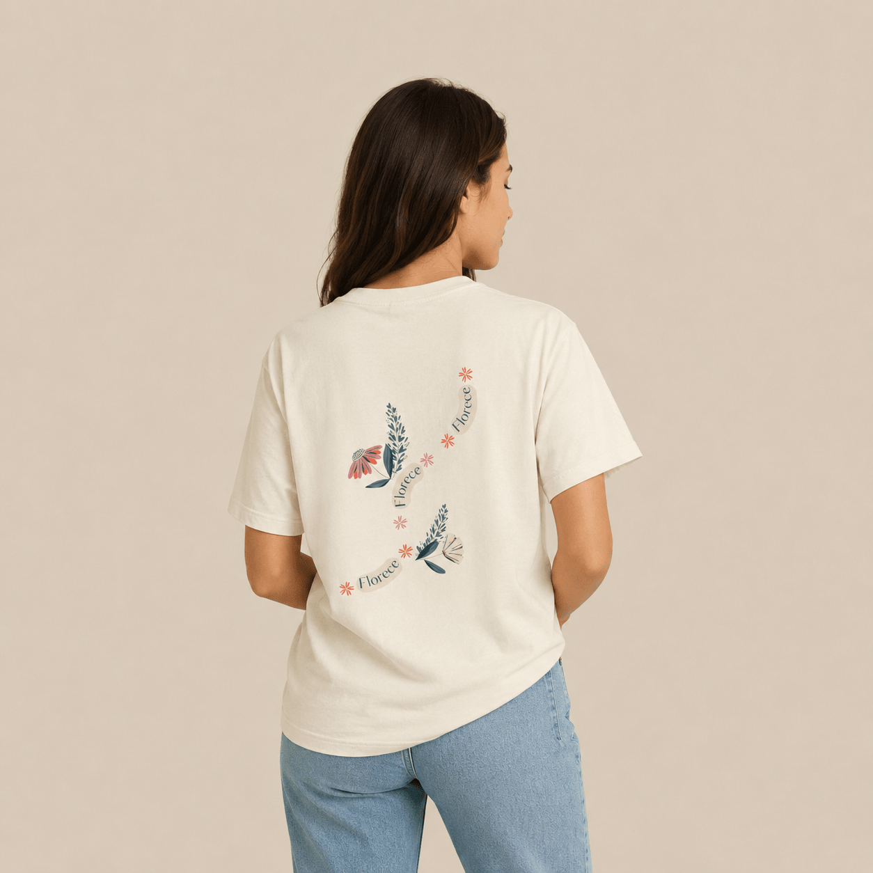 Floral Breeze Tee - Soul Breathe