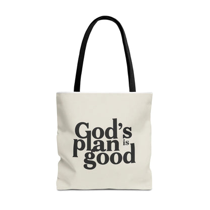 God’s Plan Is Good Tote Bag - Soul Breathe