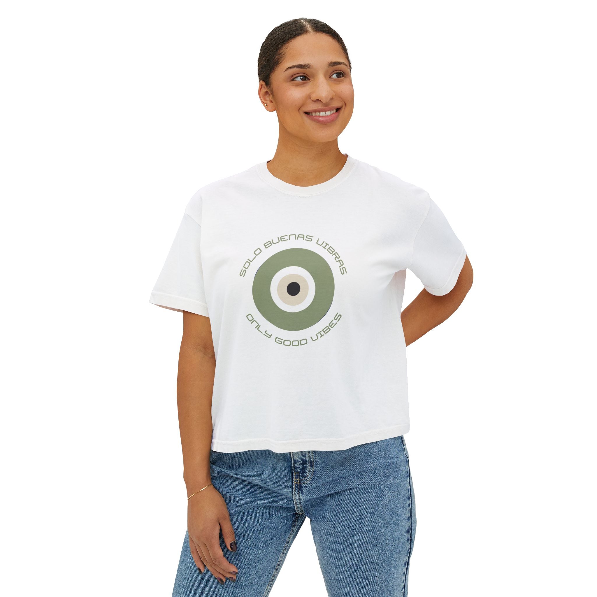Good Vibes Women's Boxy Tee - Soul Breathe