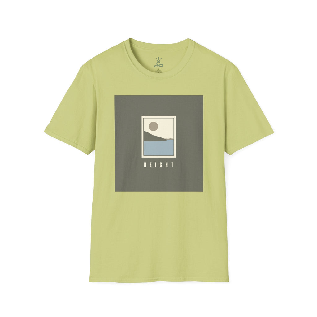 Height Unisex T-Shirt – Soft Style Tee for Males & Females, Perfect Gift for Spirituality, Wellness, Yoga Lovers, Casual Wear - Soul Breathe