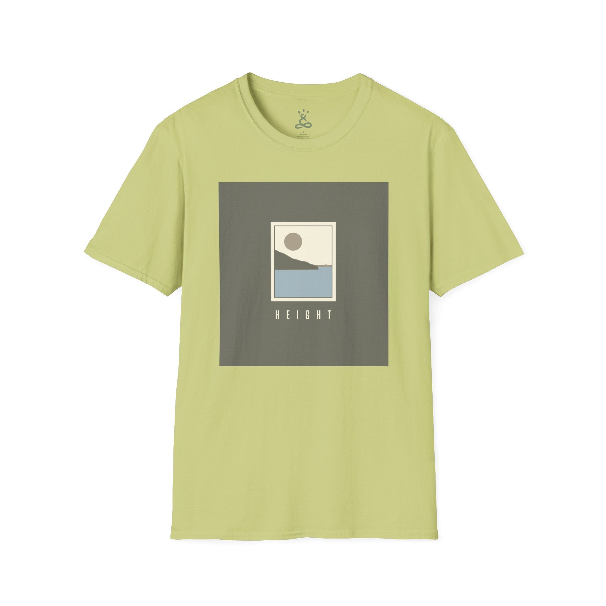 Height Unisex T-Shirt – Soft Style Tee for Males & Females, Perfect Gift for Spirituality, Wellness, Yoga Lovers, Casual Wear - Soul Breathe