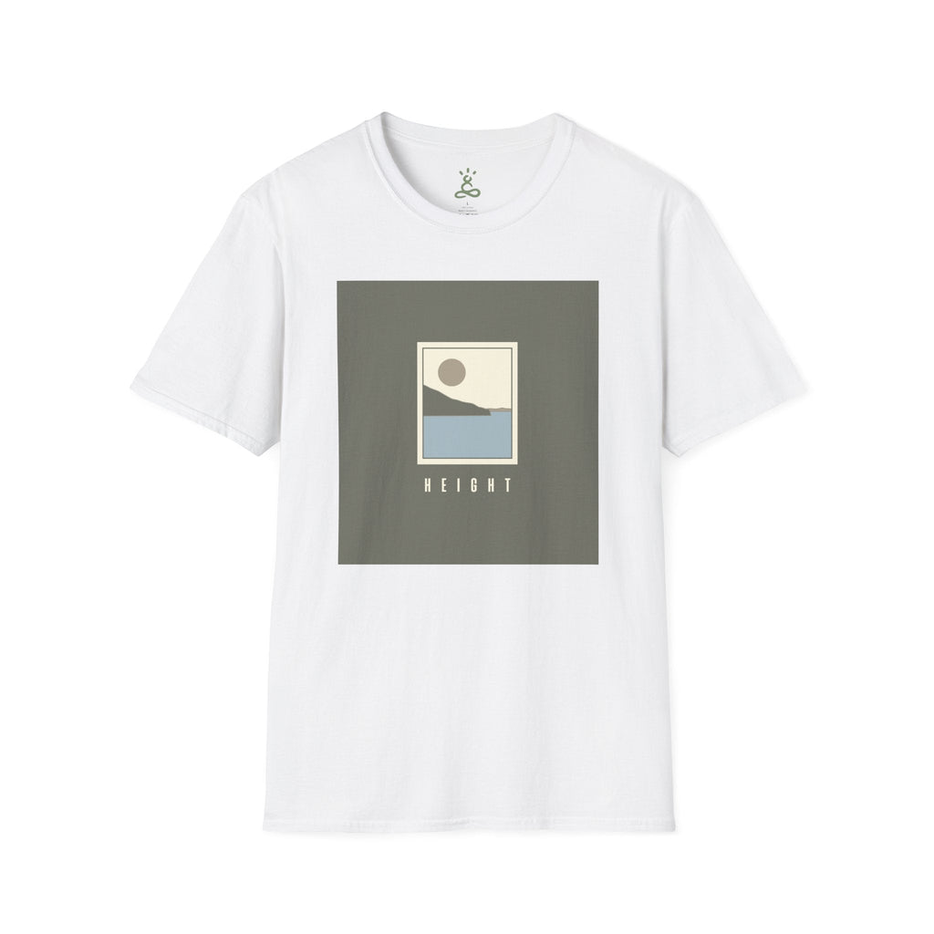 Height Unisex T-Shirt – Soft Style Tee for Males & Females, Perfect Gift for Spirituality, Wellness, Yoga Lovers, Casual Wear - Soul Breathe