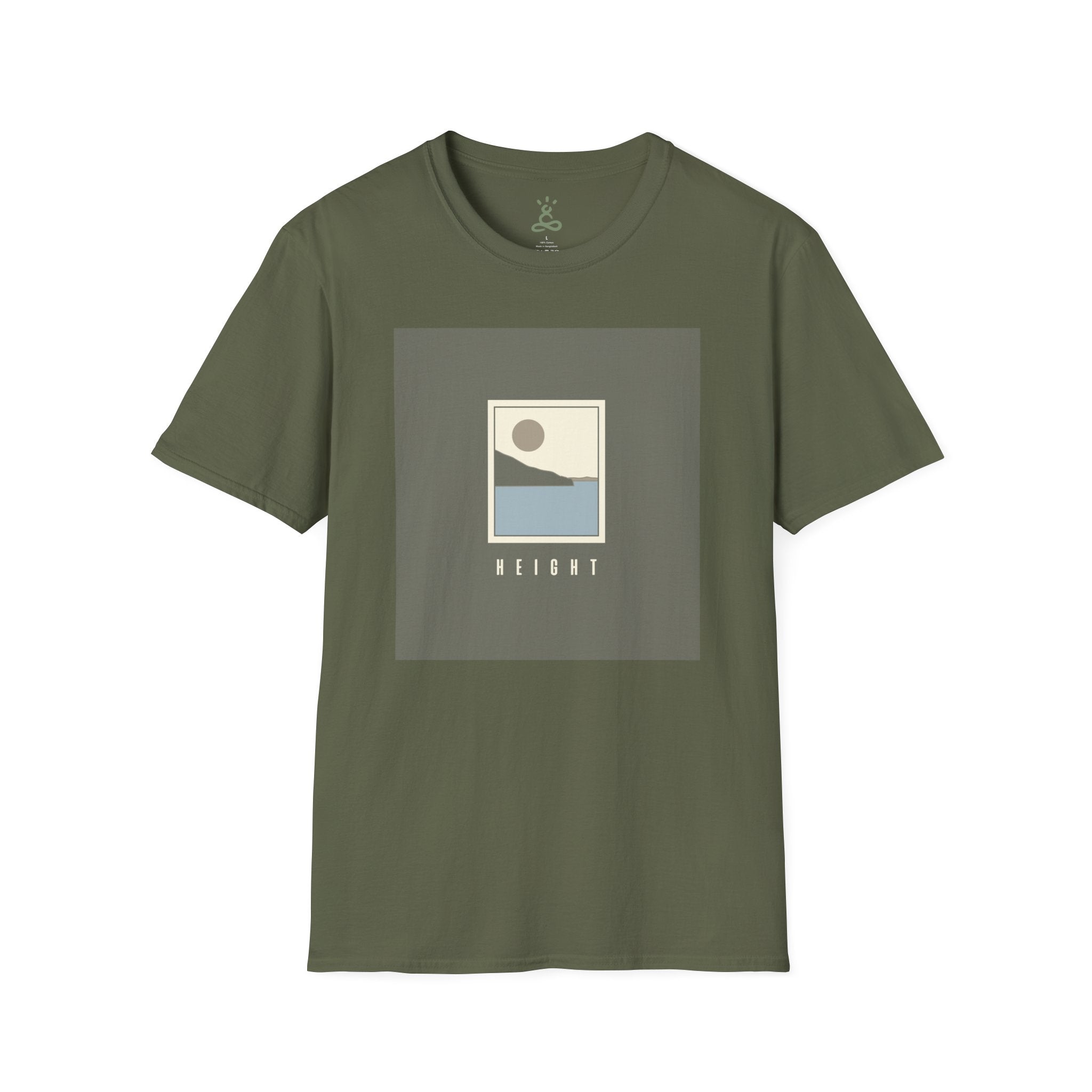 Height Unisex T-Shirt – Soft Style Tee for Males & Females, Perfect Gift for Spirituality, Wellness, Yoga Lovers, Casual Wear - Soul Breathe