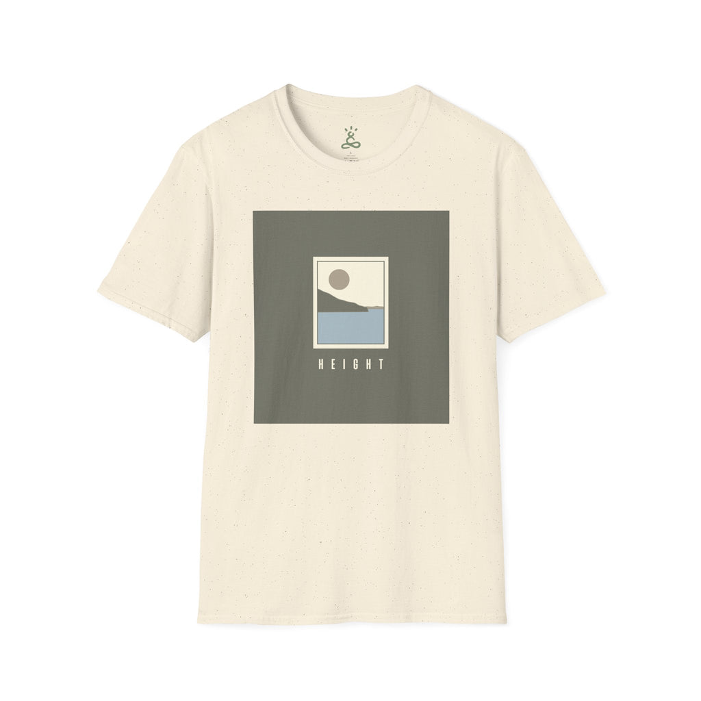 Height Unisex T-Shirt – Soft Style Tee for Males & Females, Perfect Gift for Spirituality, Wellness, Yoga Lovers, Casual Wear - Soul Breathe