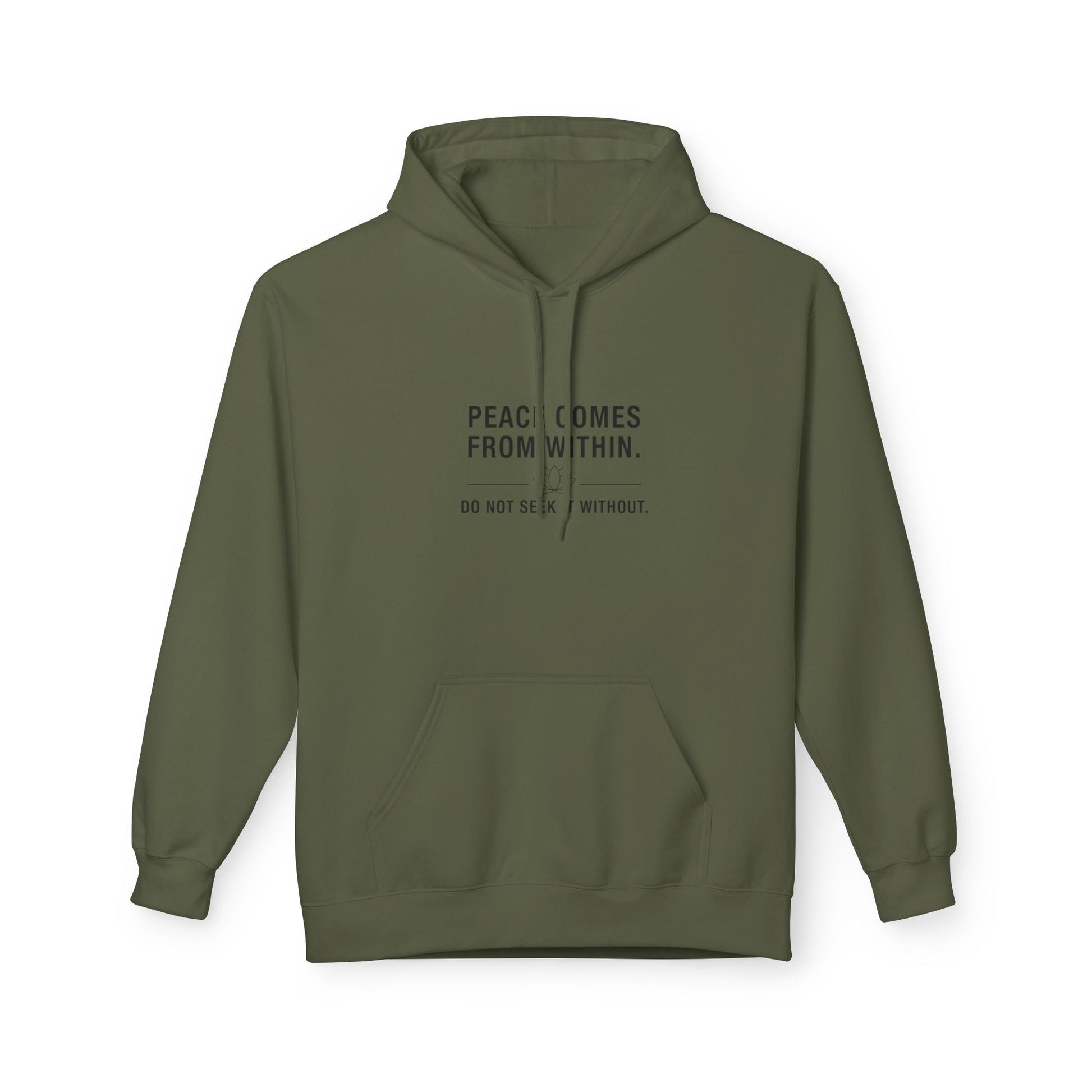 Hoodie - "Peace Comes From Within" - Soul Breathe