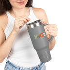 Insulated Travel Mug with Motivational Yoga Design, 40oz Yoga Mug, Fitness Travel Cup, Eco - Friendly Insulated Travel Mug, Reusable - Soul Breathe