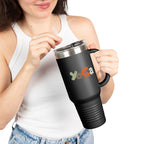 Insulated Travel Mug with Motivational Yoga Design, 40oz Yoga Mug, Fitness Travel Cup, Eco - Friendly Insulated Travel Mug, Reusable - Soul Breathe