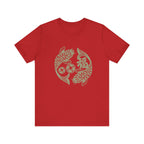 Lucky Koi Fish T-Shirt for Good Fortune, Unisex Short Sleeve Tee, Positive Vibes Apparel, Gift for Him/Her, Japanese Art Inspired - Soul Breathe