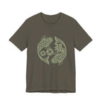 Lucky Koi Fish T-Shirt for Good Fortune, Unisex Short Sleeve Tee, Positive Vibes Apparel, Gift for Him/Her, Japanese Art Inspired - Soul Breathe