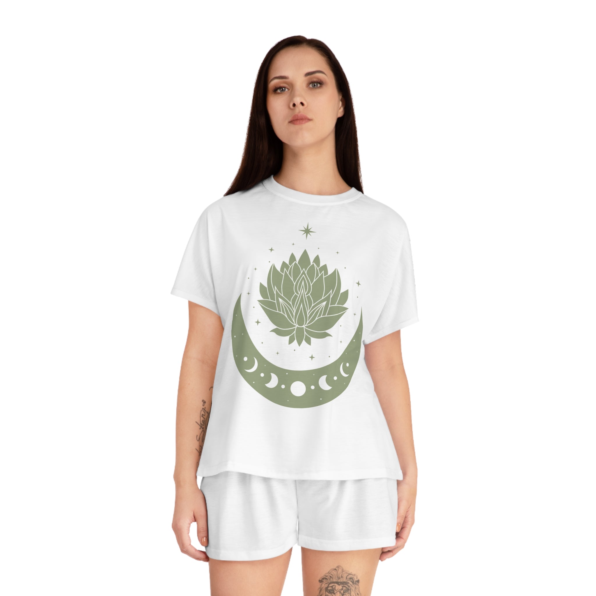 Lunar Blossom Women's Pajama Set - Soul Breathe