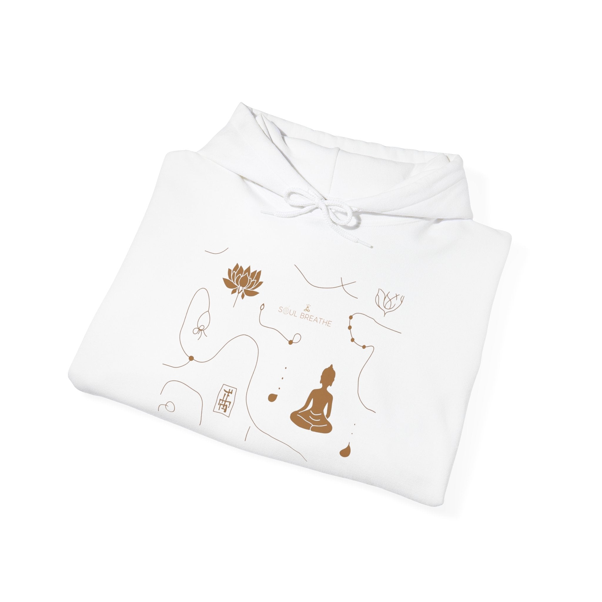 Meditation & Lotus Symbol Hoodie - Soul Breathe