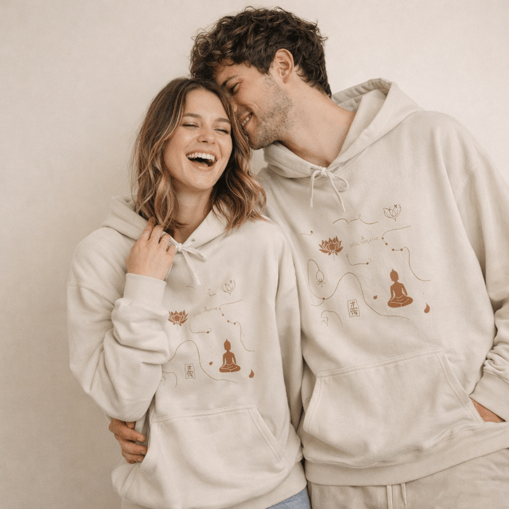 Meditation & Lotus Symbol Hoodie - Soul Breathe