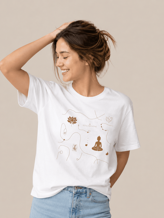 Meditation Lotus Tee - Soul Breathe