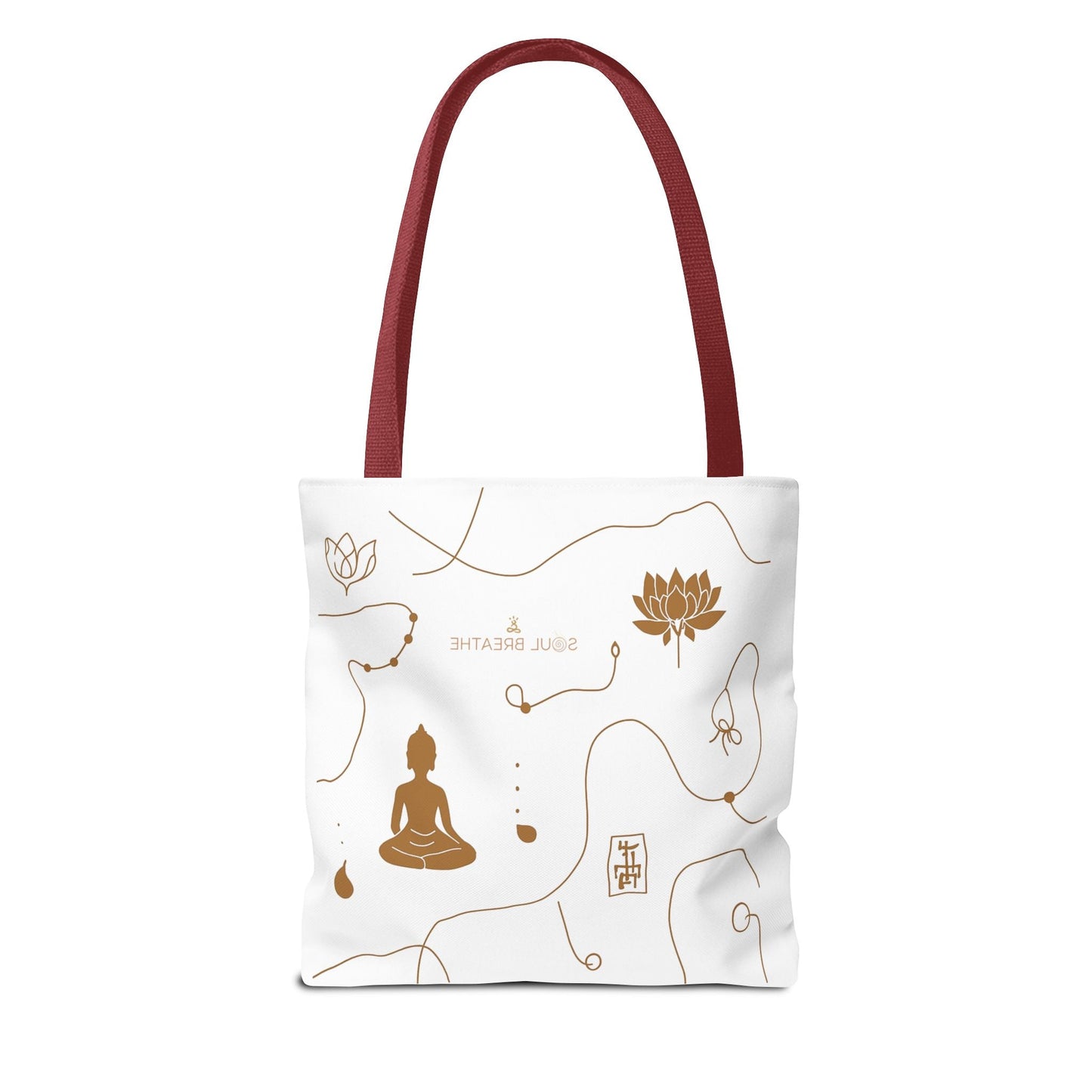 Meditation Lotus Tote Bag — Soul Breathe Yoga Canvas Tote - Soul Breathe