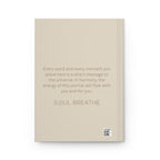 Mindful Moments Hardcover Journal, Spiritual Journal for Reflection, Meditation Notebook, Zen Gift, Soul Breathe Journal - Soul Breathe
