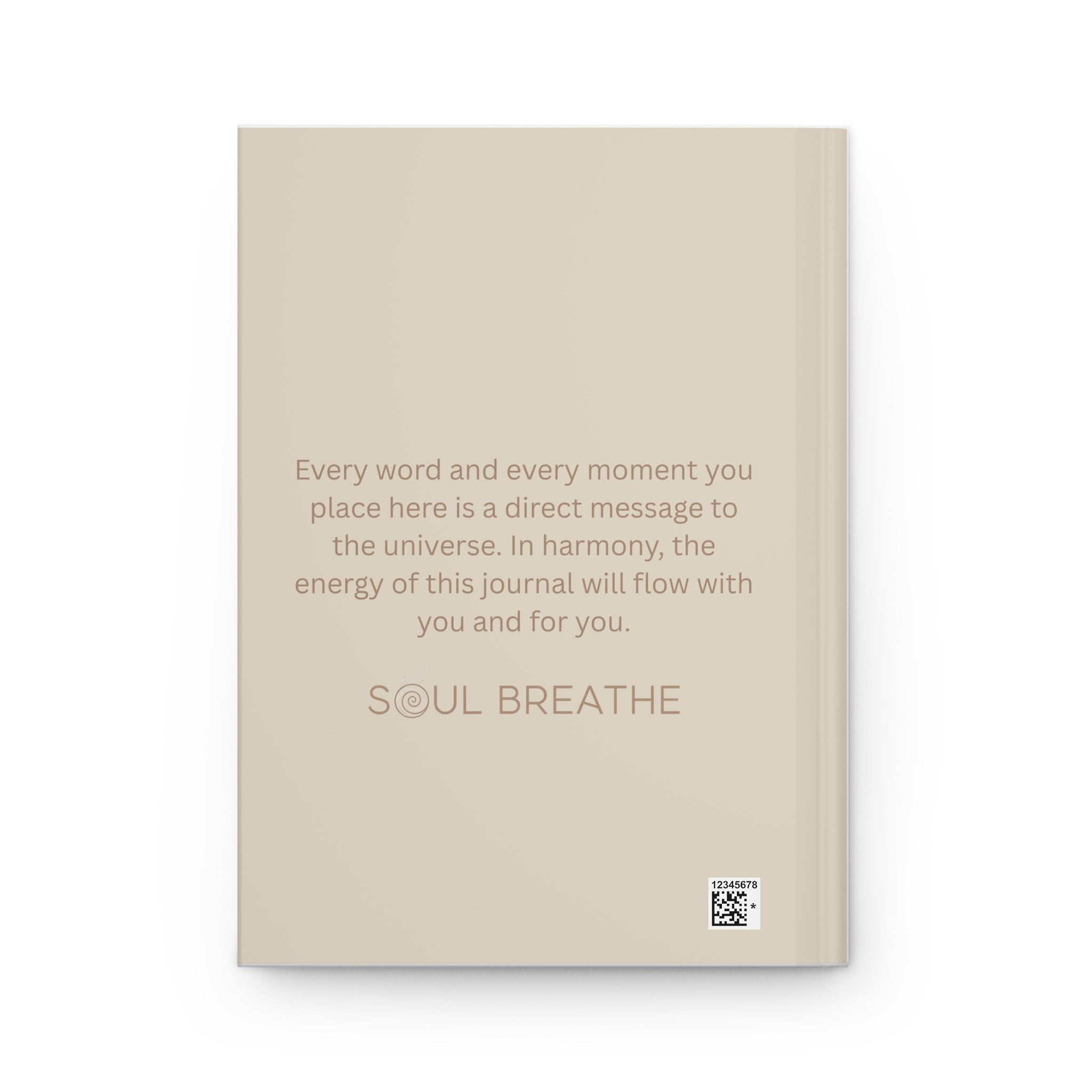 Mindful Moments Hardcover Journal, Spiritual Journal for Reflection, Meditation Notebook, Zen Gift, Soul Breathe Journal - Soul Breathe
