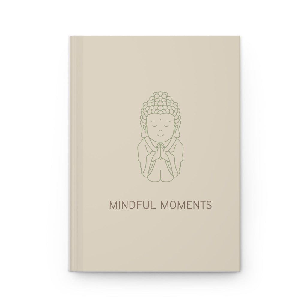 Mindful Moments Hardcover Journal, Spiritual Journal for Reflection, Meditation Notebook, Zen Gift, Soul Breathe Journal - Soul Breathe