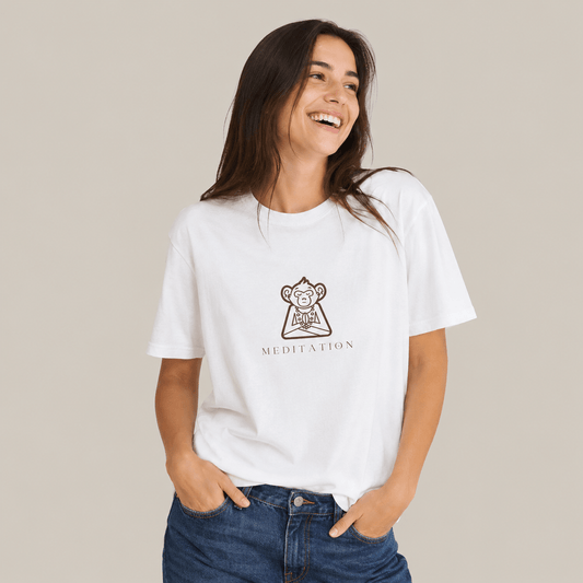 Monkey Meditation Tee - Soul Breathe