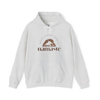Namaste Unisex Hooded Sweatshirt, Cozy Casual Wear, Streetwear Style, Eco - Friendly Gift - Soul Breathe