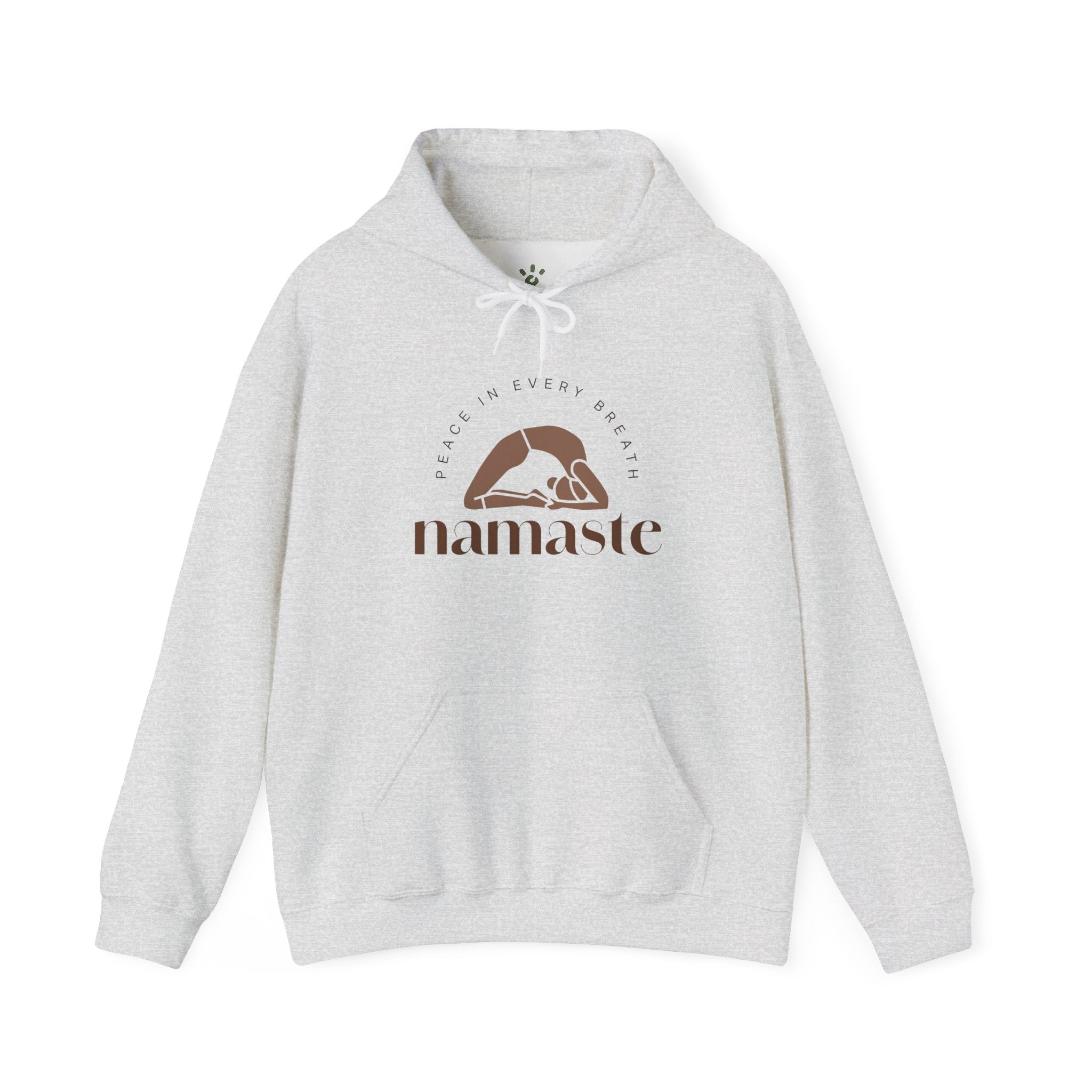 Namaste Unisex Hooded Sweatshirt, Cozy Casual Wear, Streetwear Style, Eco - Friendly Gift - Soul Breathe