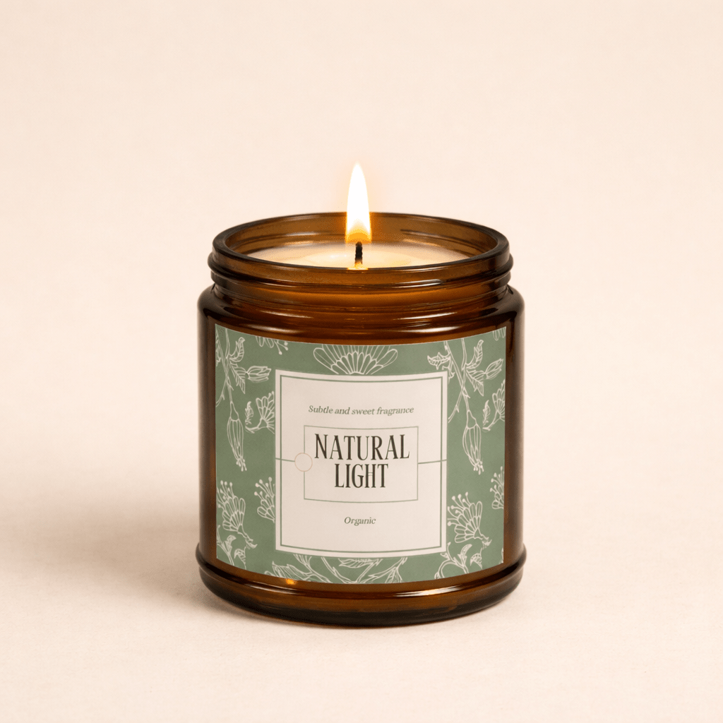 Natural Light Scented Candle (4 oz & 9 oz) - Soul Breathe