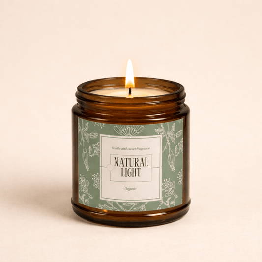 Natural Light Scented Candle (4 oz & 9 oz) - Soul Breathe