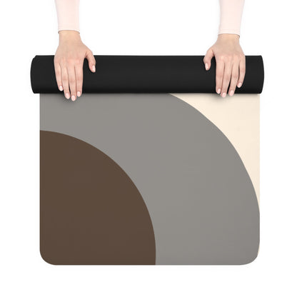Neutral Abstract Yoga Mat - Soul Breathe
