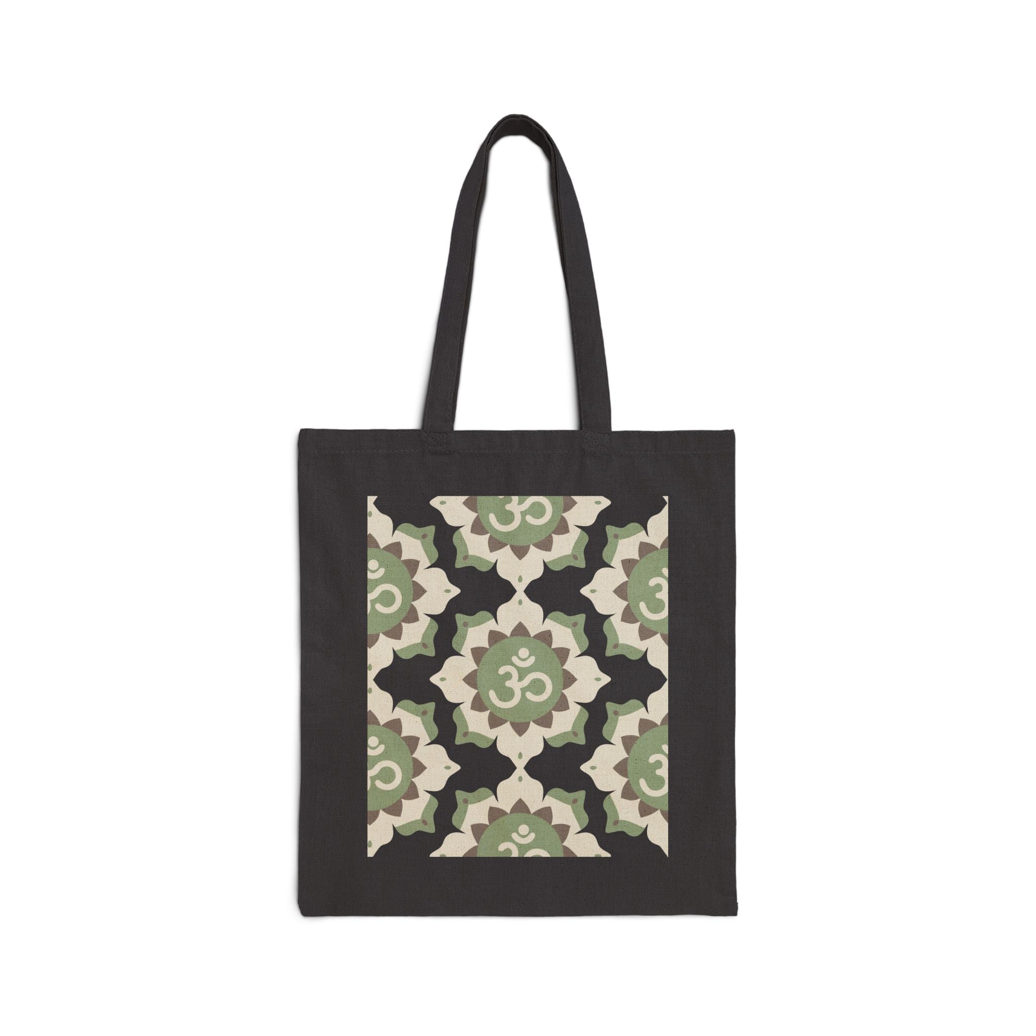 Om Symbol Cotton Canvas Tote Bag - Soul Breathe