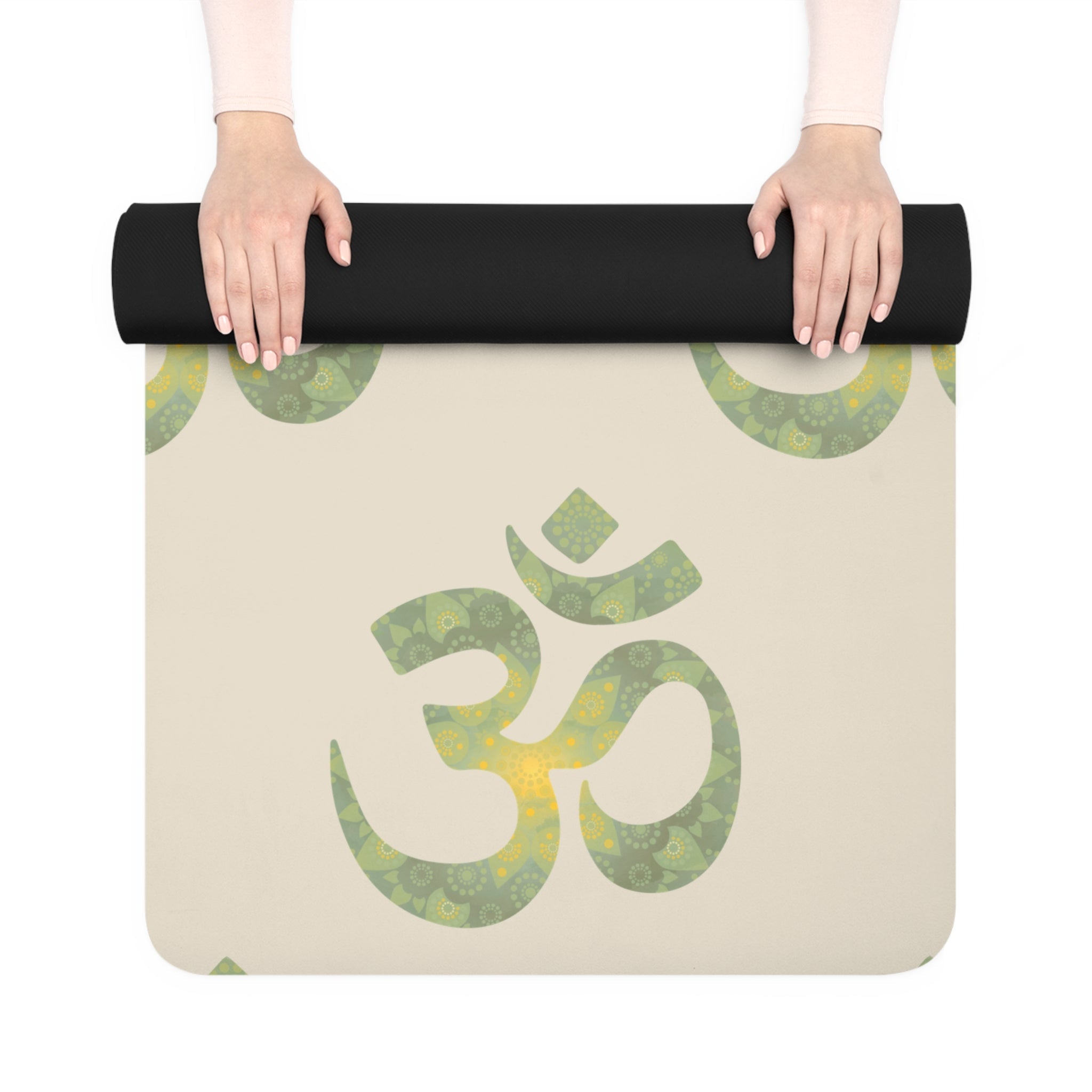Om Symbol Rubber Yoga Mat - Soul Breathe
