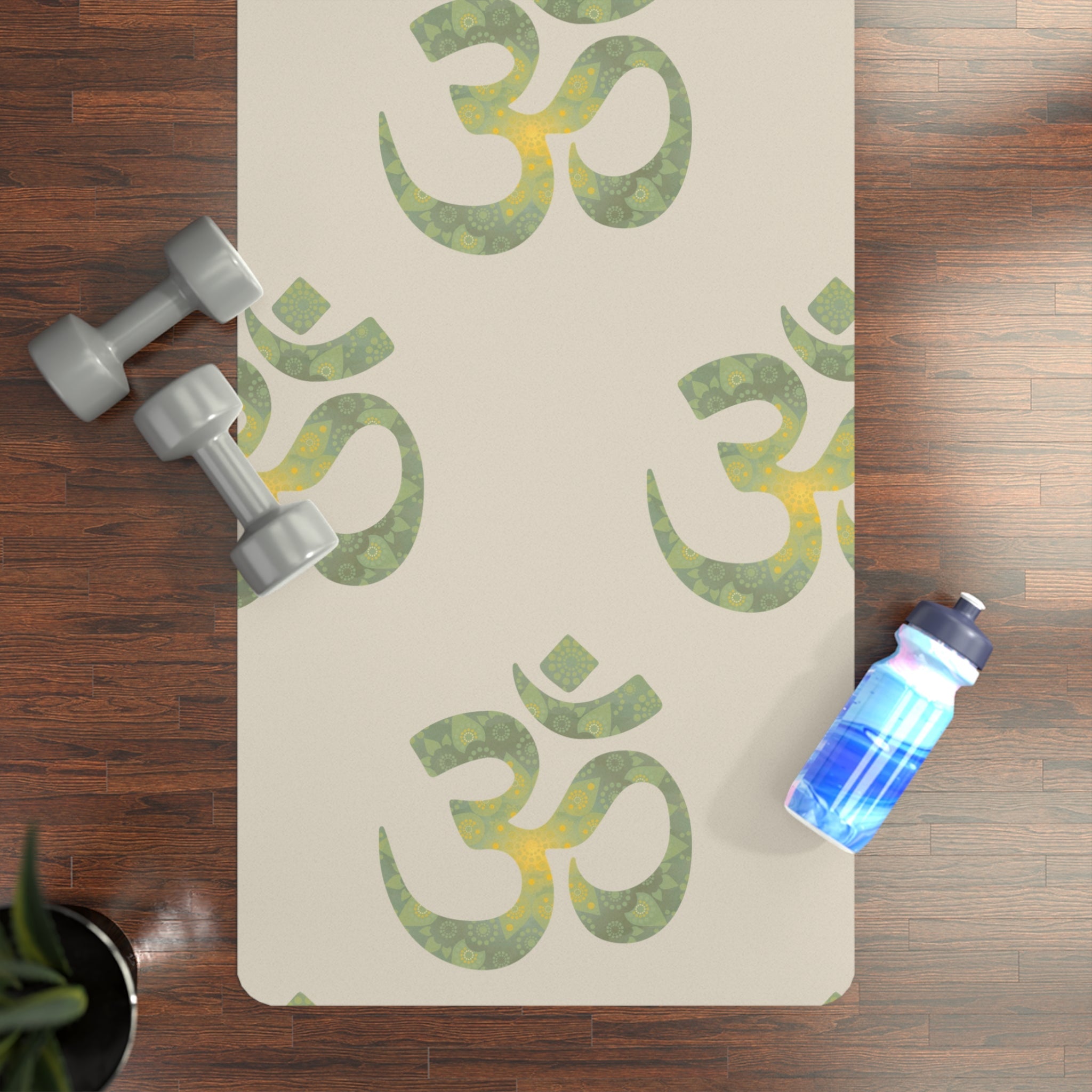 Om Symbol Rubber Yoga Mat - Soul Breathe