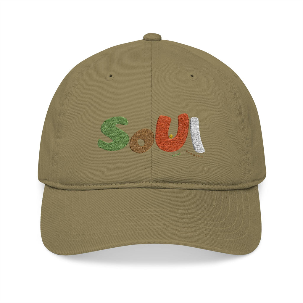 Organic Soul Embroidered Baseball Cap, Eco - Friendly Hat, Gift for Nature Lovers, Casual Everyday Wear, Baseball, Outdoor Activities - Soul Breathe