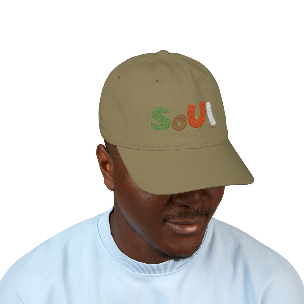 Organic Soul Embroidered Baseball Cap, Eco - Friendly Hat, Gift for Nature Lovers, Casual Everyday Wear, Baseball, Outdoor Activities - Soul Breathe