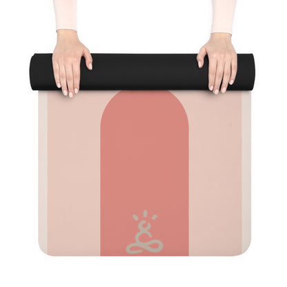 Pink Abstract Yoga Mat - Soul Breathe