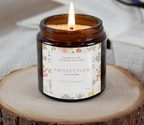 Protection Scented Soy Candle - Relaxation Gift, Home Decor, Self - Care Essential, Eco - Friendly Candle - Soul Breathe