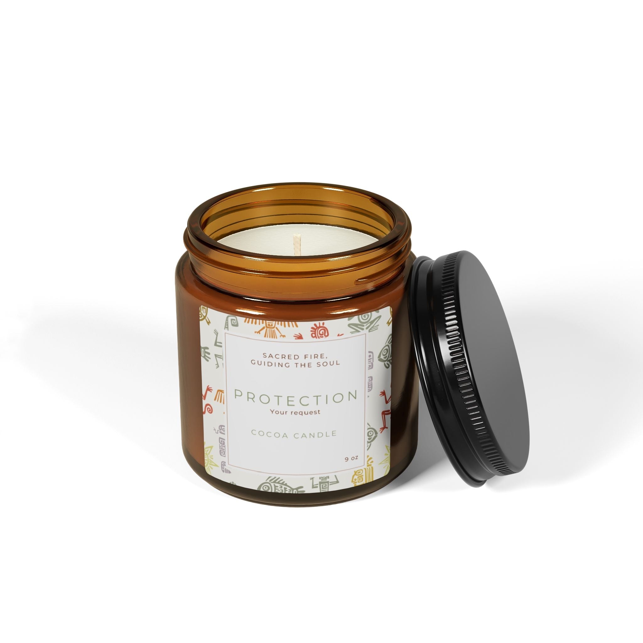 Protection Scented Soy Candle - Relaxation Gift, Home Decor, Self - Care Essential, Eco - Friendly Candle - Soul Breathe