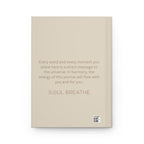 Relaxing Vibes Hardcover Journal, Spiritual Journal for Reflection, Meditation Notebook, Zen Gift, Soul Breathe Journal - Soul Breathe